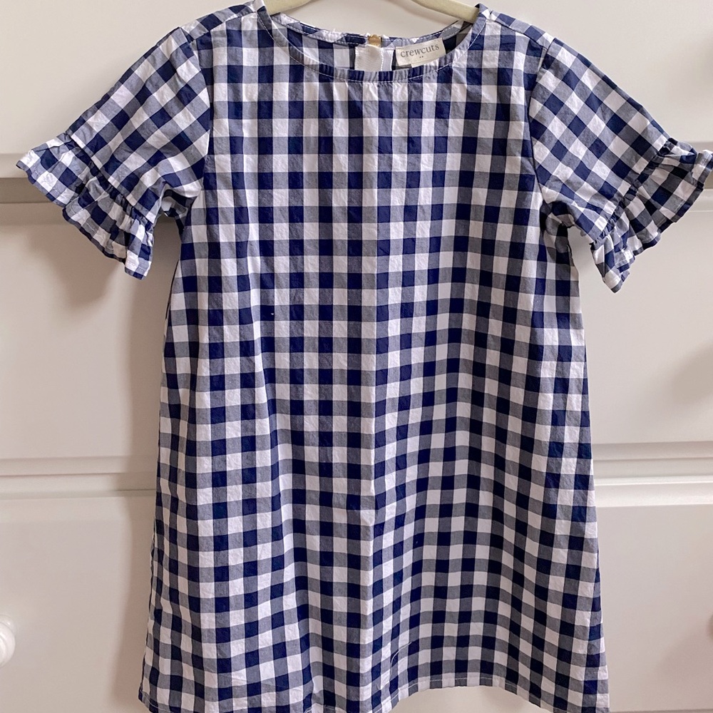 JCREW CREWCUTS Gingham Dress